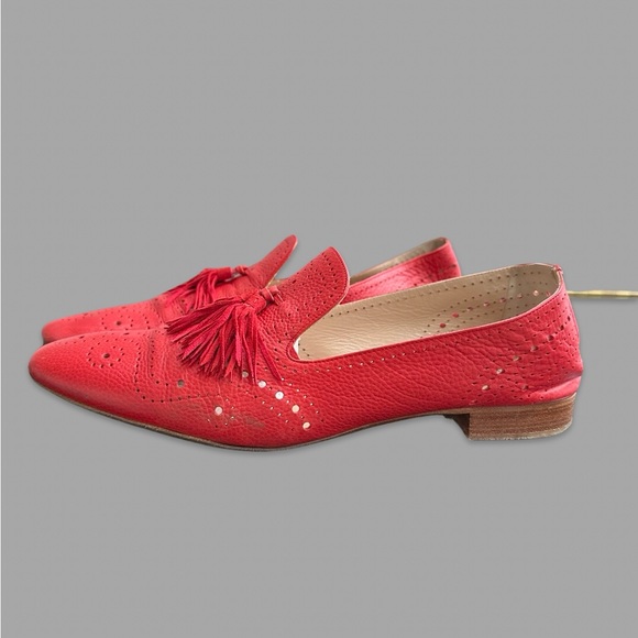 Fratelli Rossetti red Hobo slippers - Picture 6 of 11